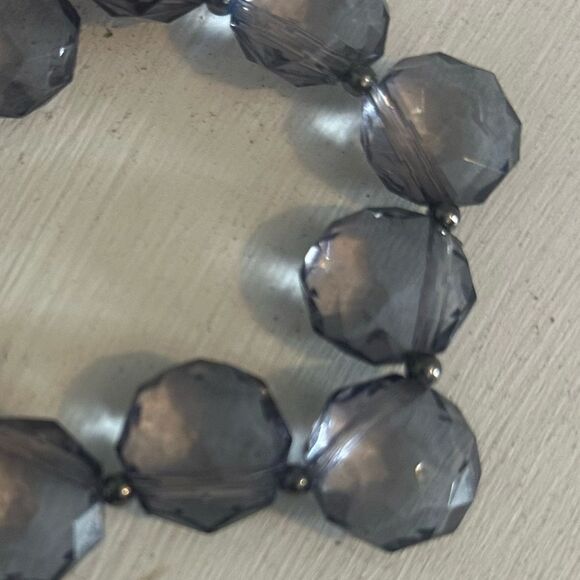 Large Crystal Beaded Stretchy‎ Bracelet - Picture 9 of 13